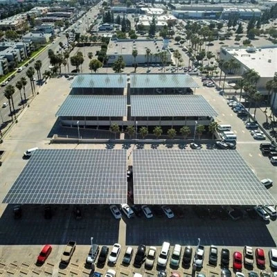 80KW Carport סולארי (20-מכונית)